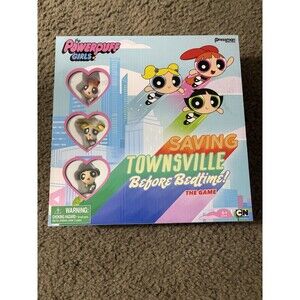 The Powerpuff Girls: Saving Townsville Before Bedtime Game Pressman Brand New
